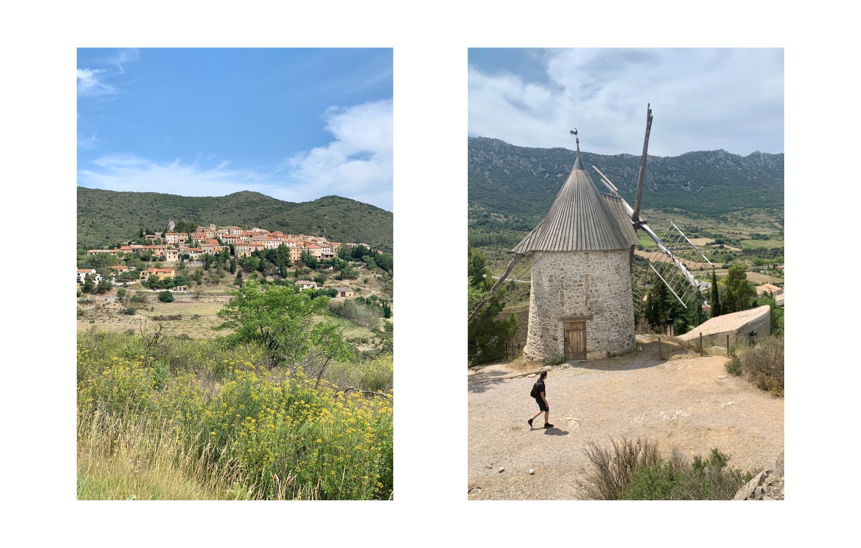 Le village et le moulin de Cucugnan