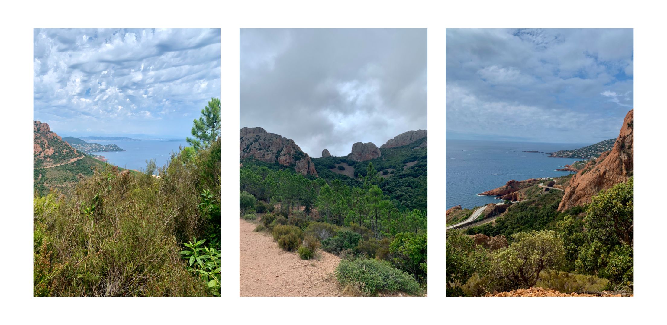 Vue depuis le parc de l'Estérel