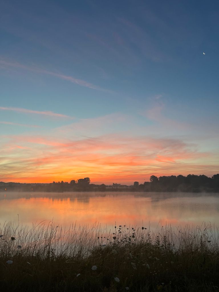 Lever de soleil en Belgique
