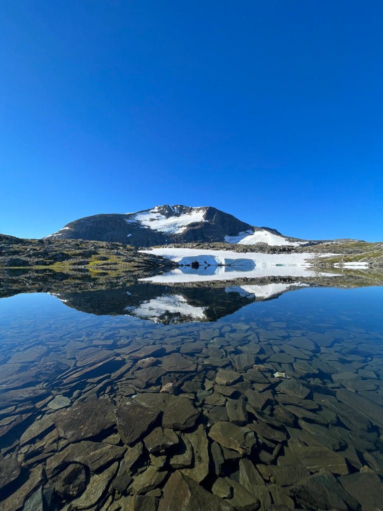 Glacier dans le parc du Jotunheimen