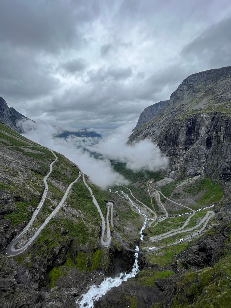 La route des Trolls en Norvège