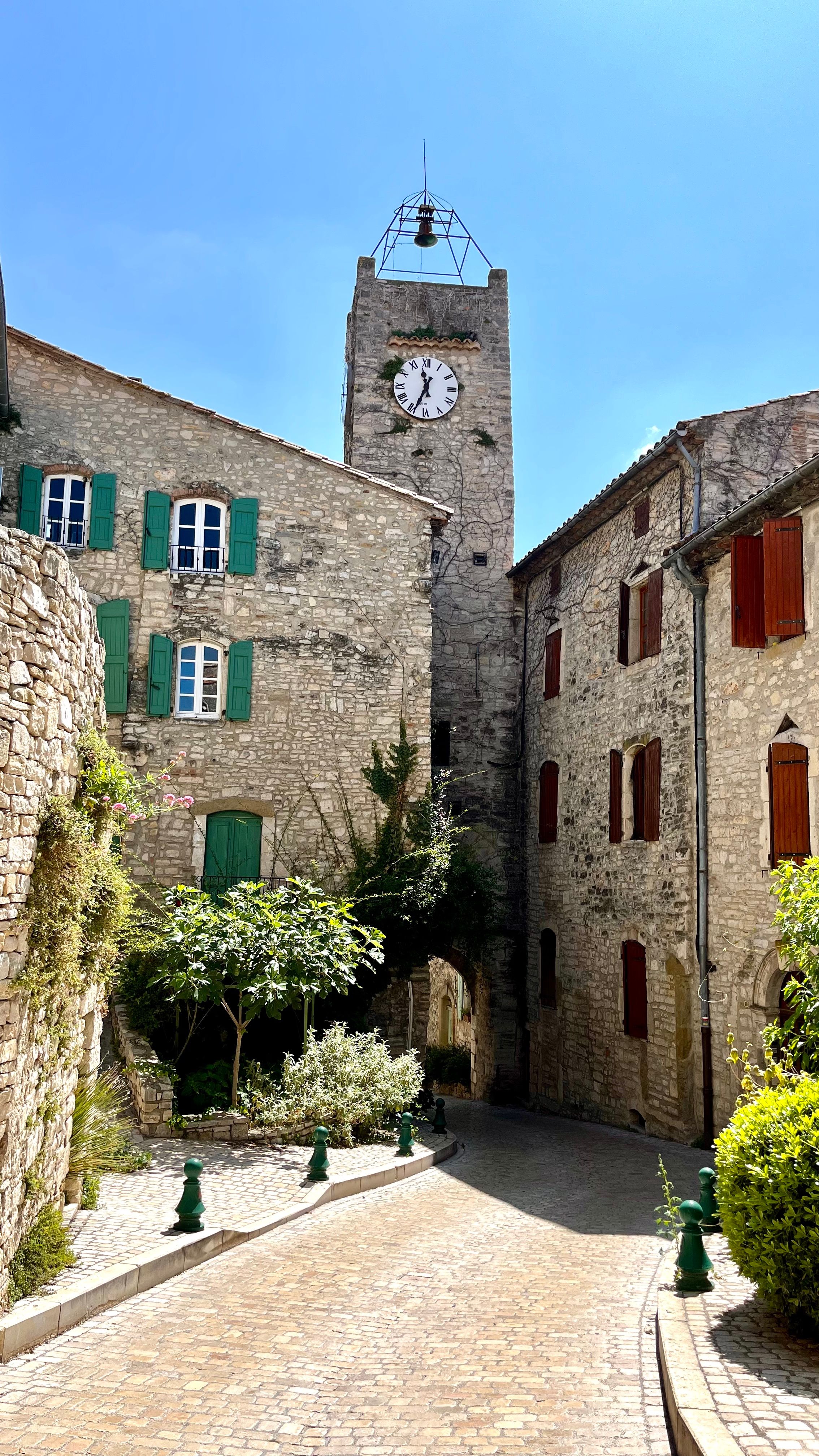 La tour de l'Horloge à Vézénobres