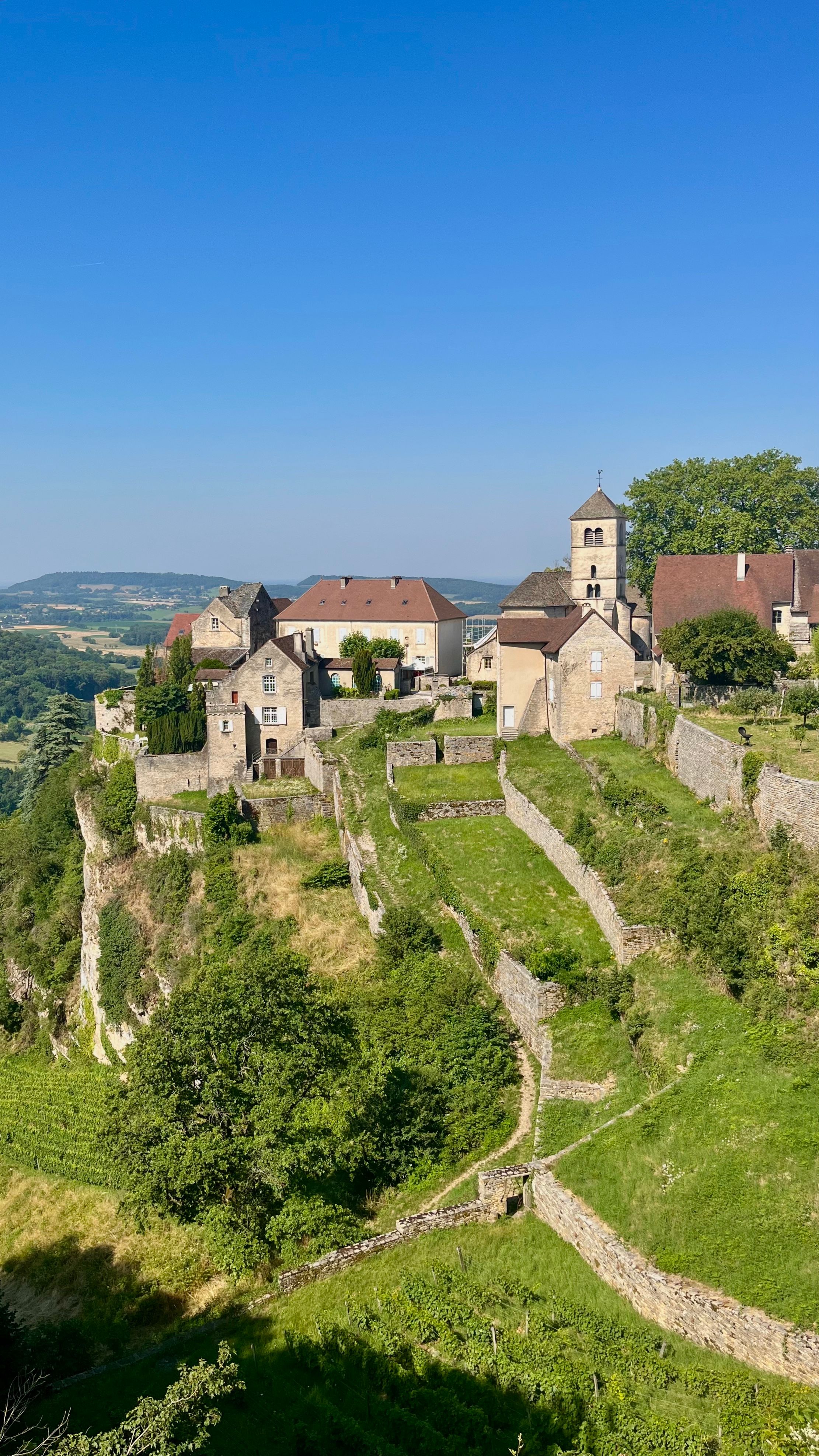 Vue de château-chalon