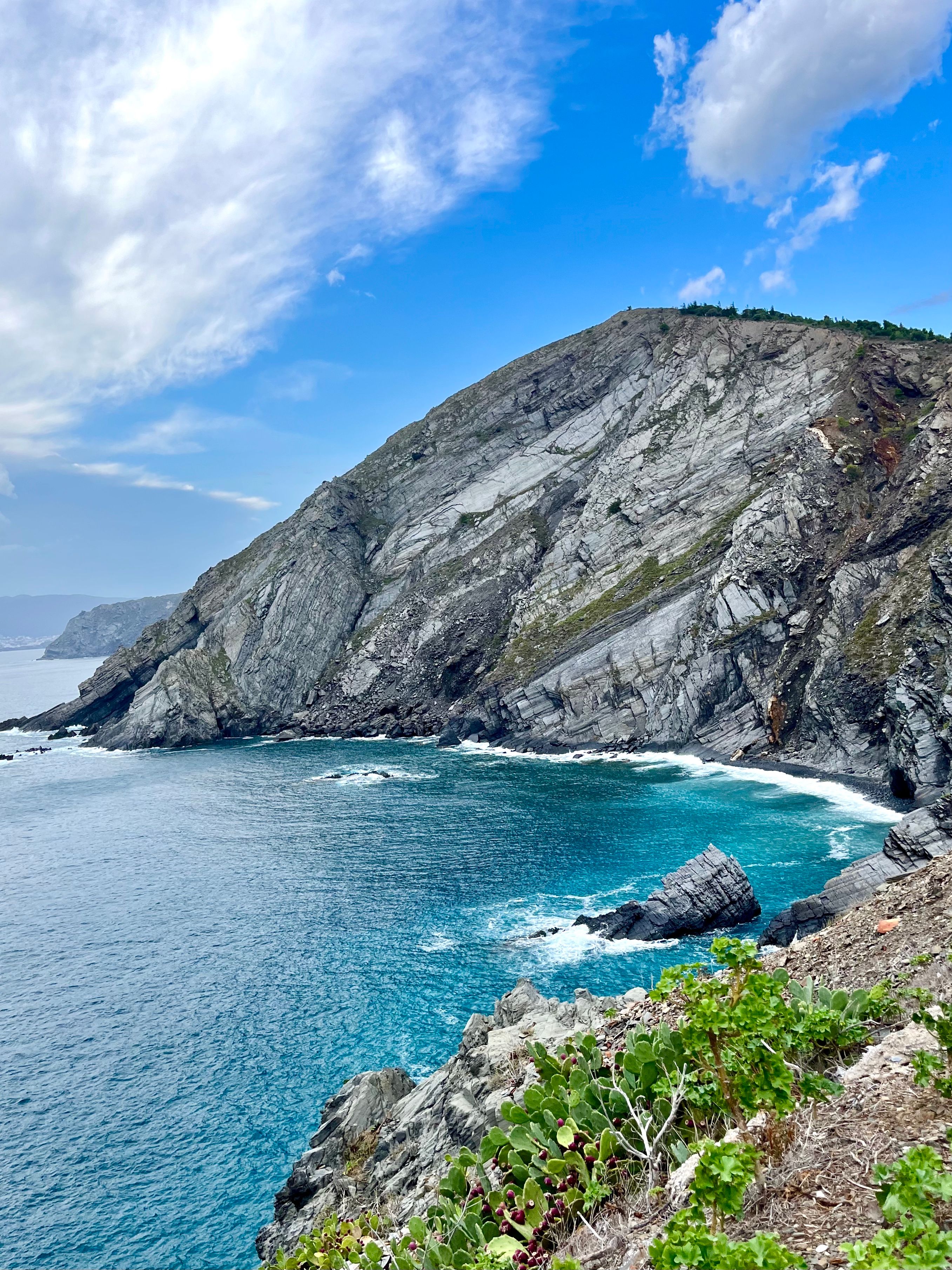 Vue sur les côtes espagnoles depuis le phare de Cerbère