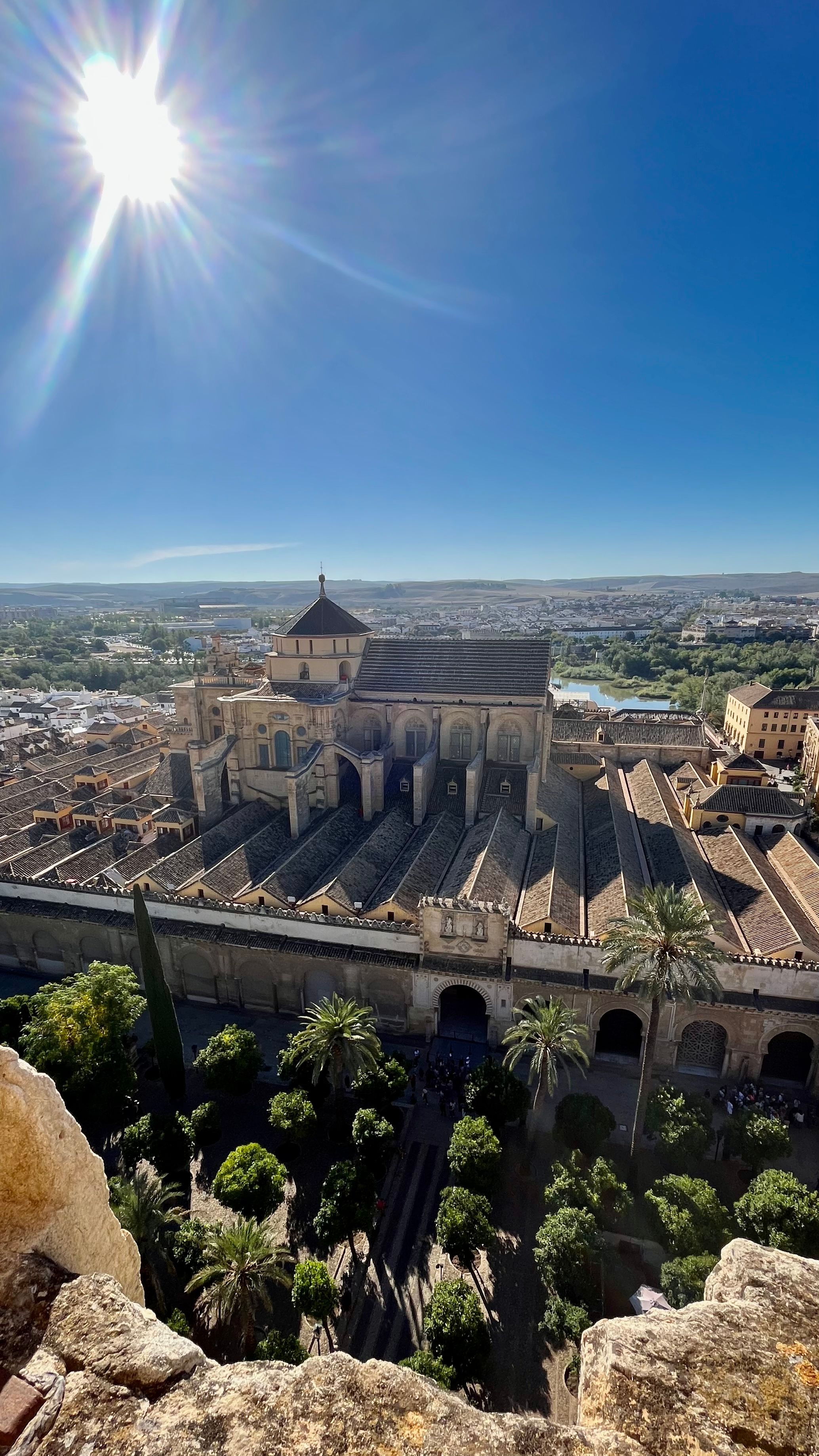 Vue depuis la Tour-Clocher de la mosquée cathédrale de Cordoue