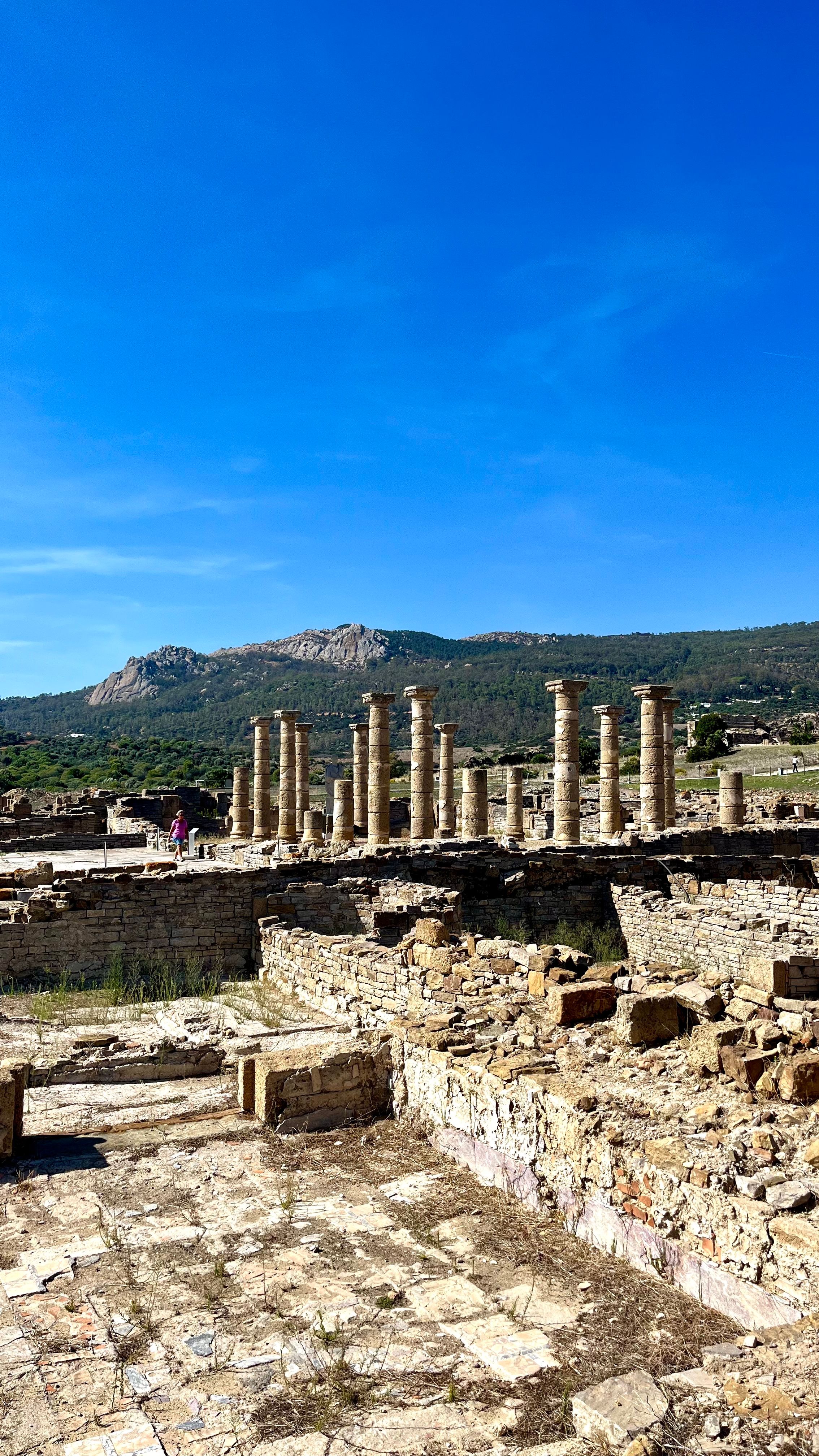 Des ruines de la cité romaine de Baelo Claudia en Espagne