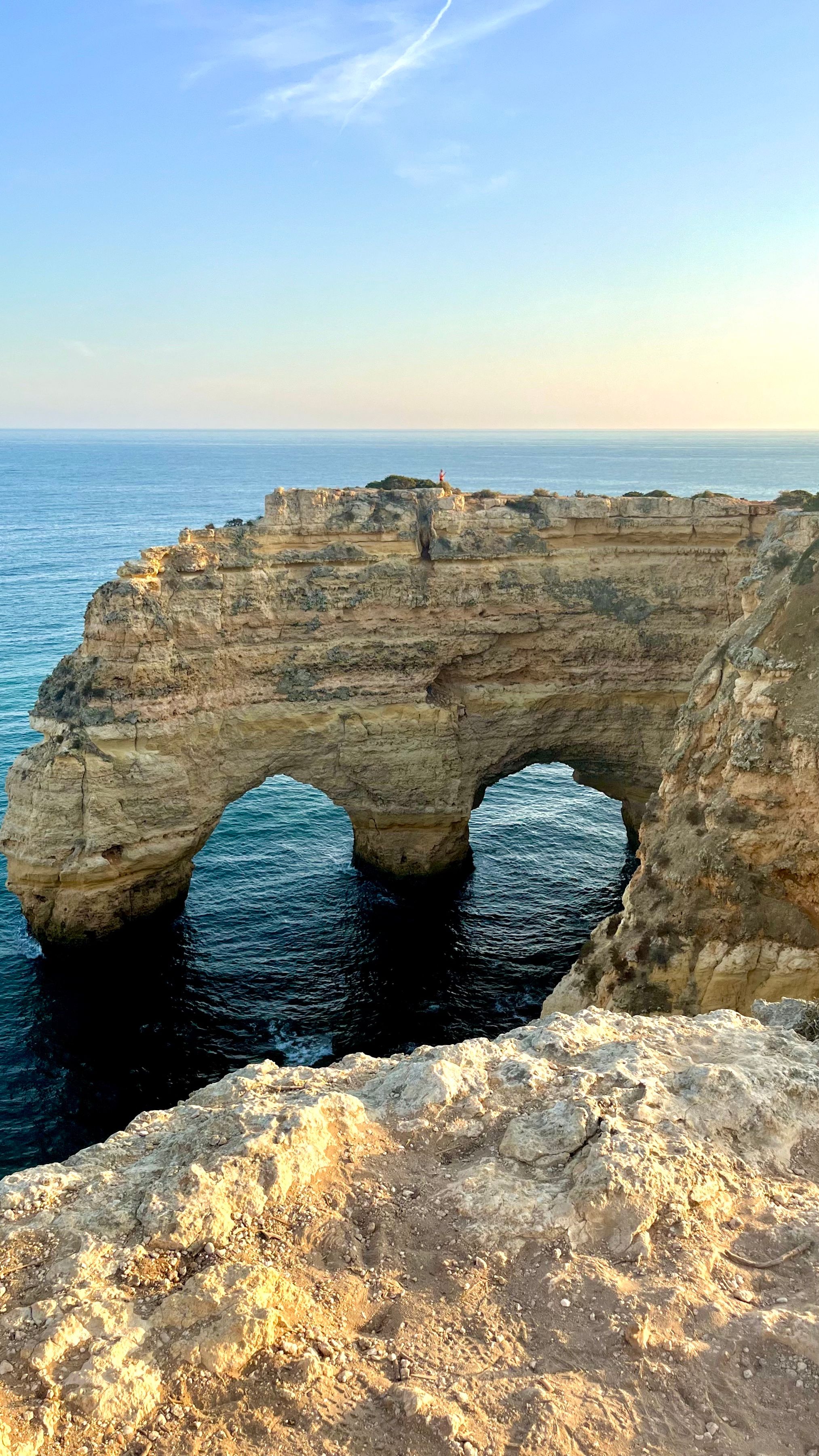 Les 7 vallées suspendues en Algarve au couche du soleil