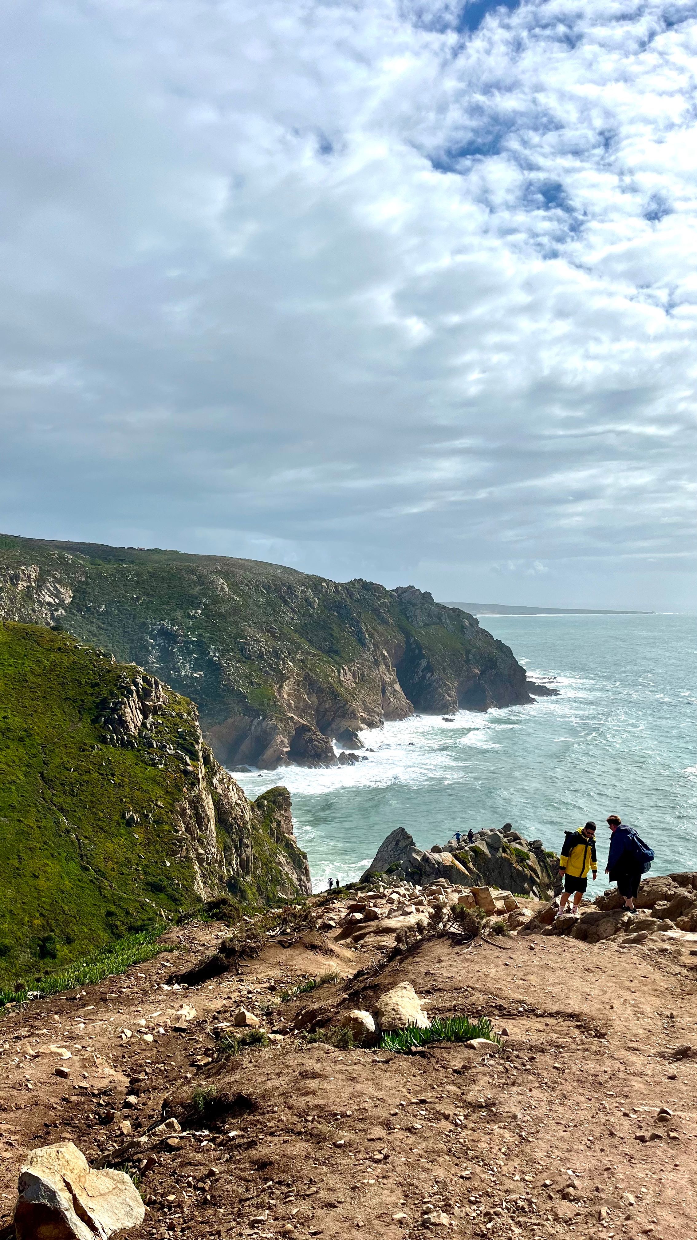 Vue depuis le Cabo da Roca, point le plus à l'ouest de l'Europe