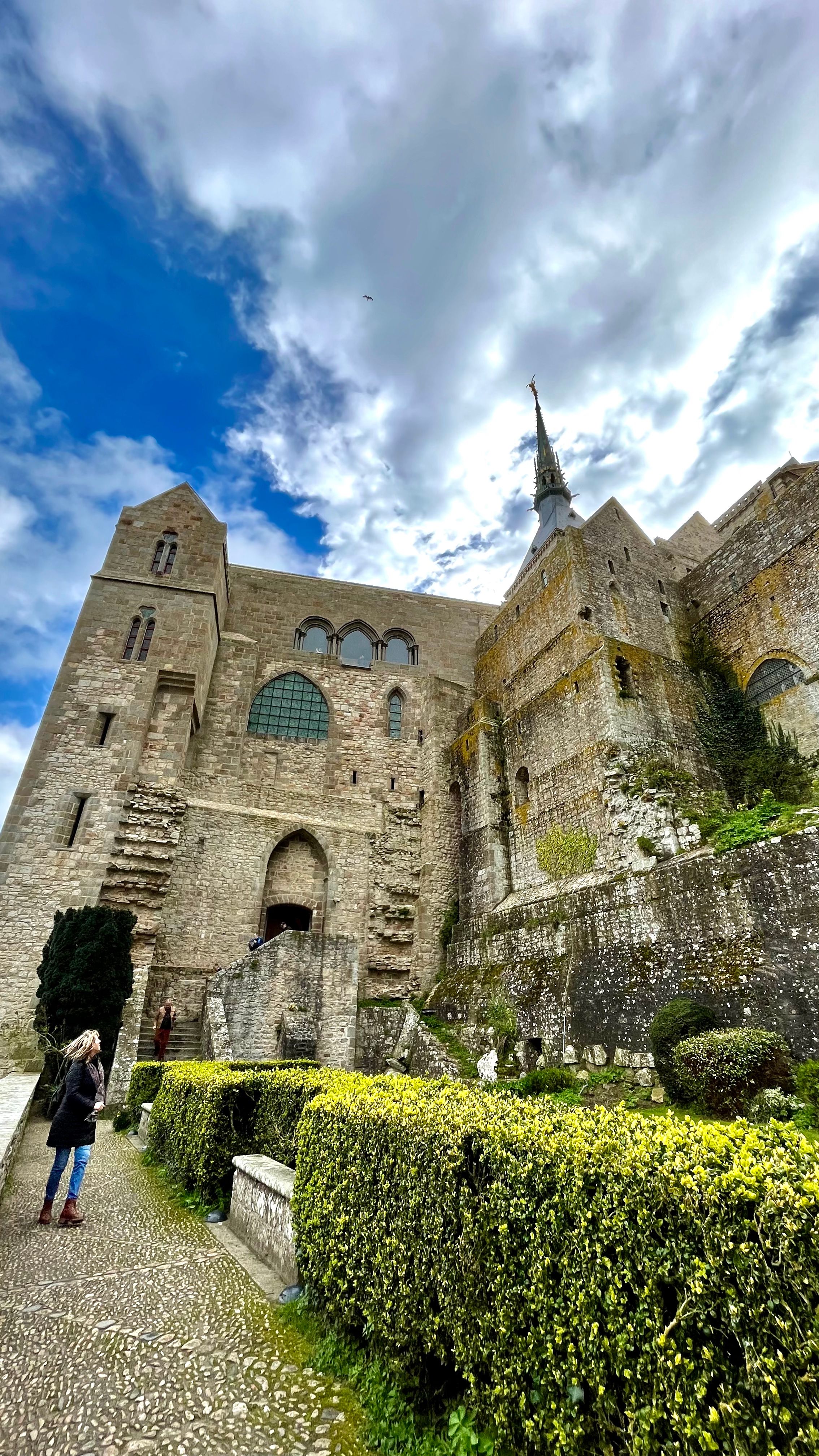 Les pierres de l'abbaye du Mont St Michel