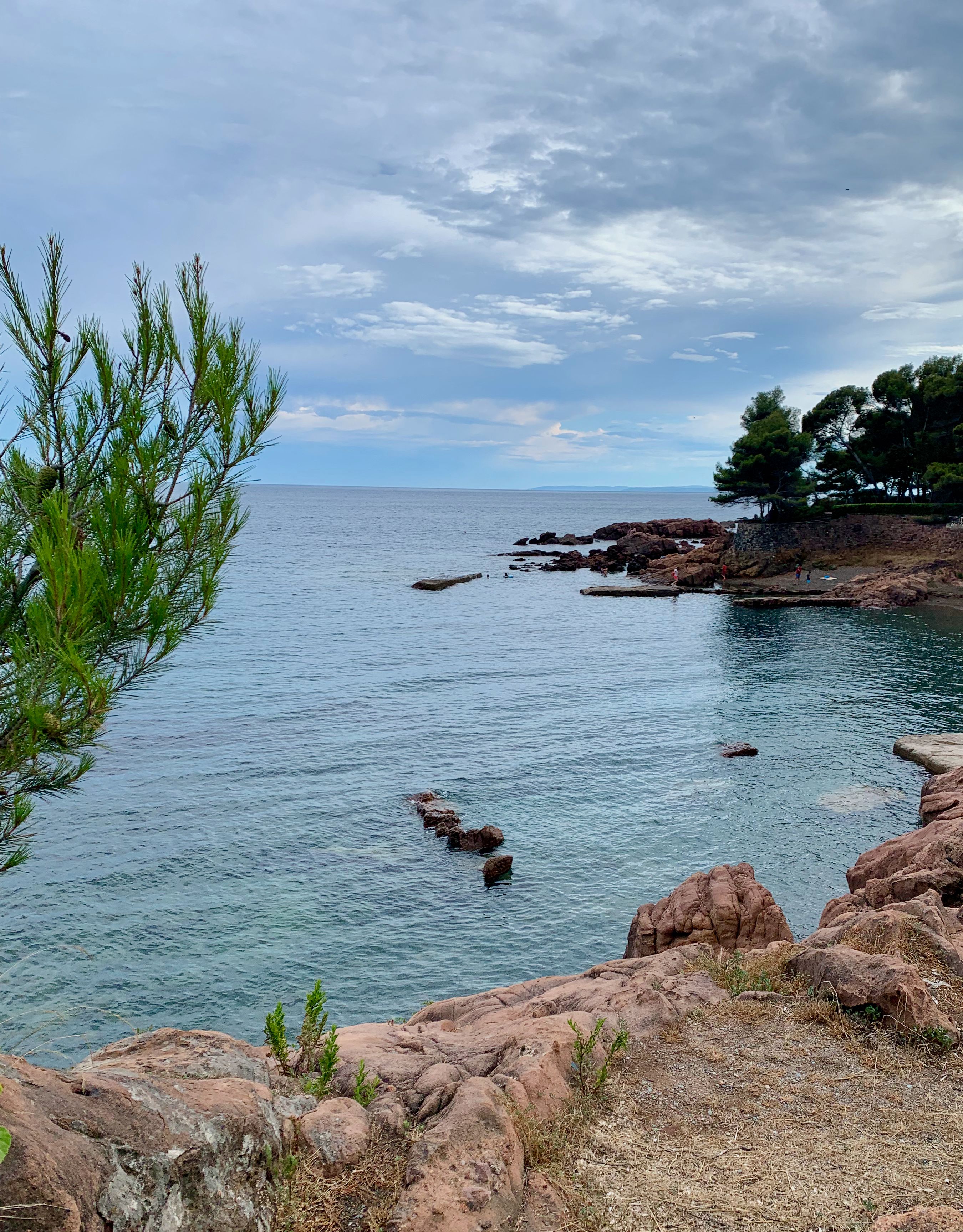 Une plage à Saint-Raphaël