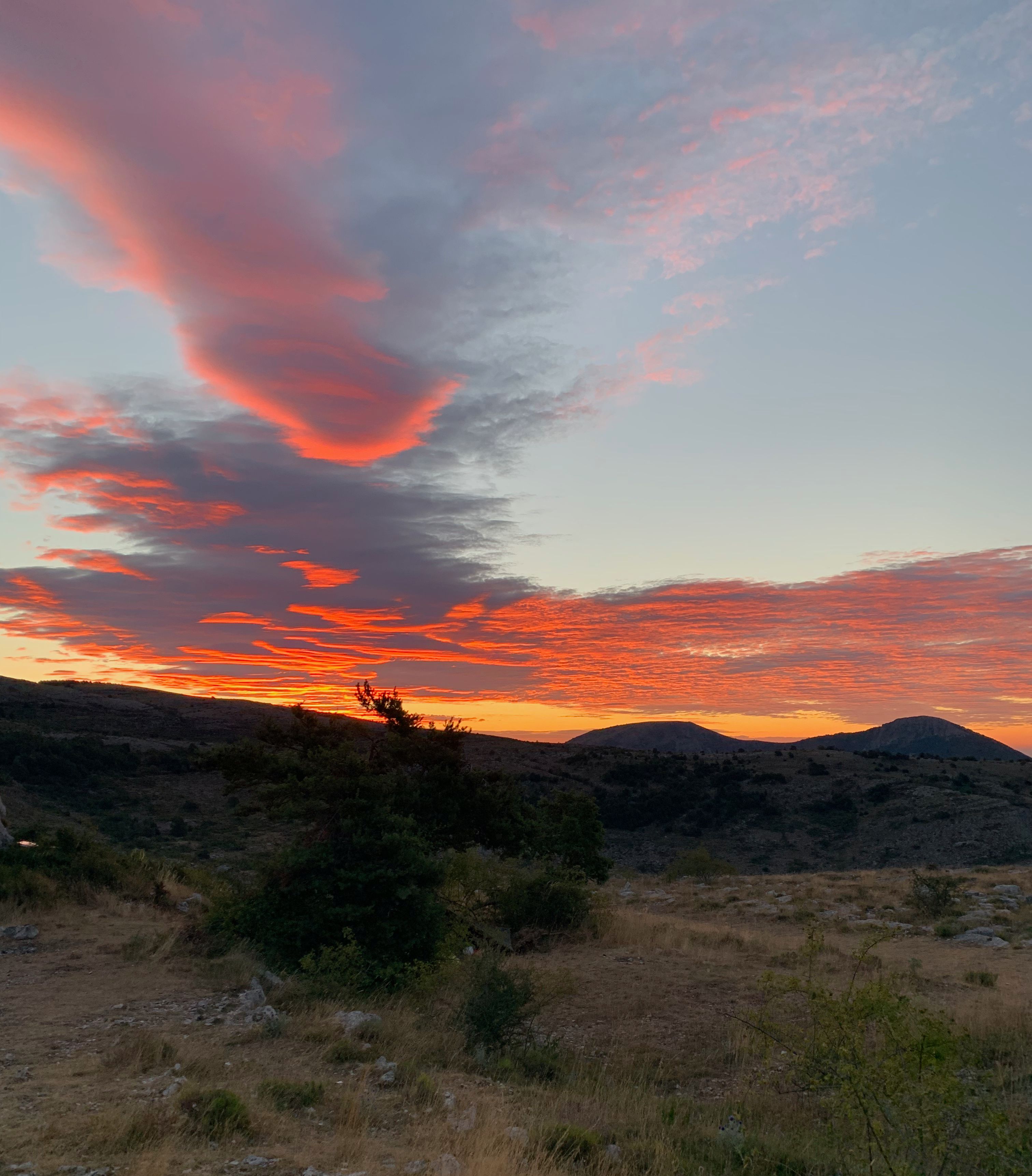 Un lever de soleil sur la Côte d'Azur